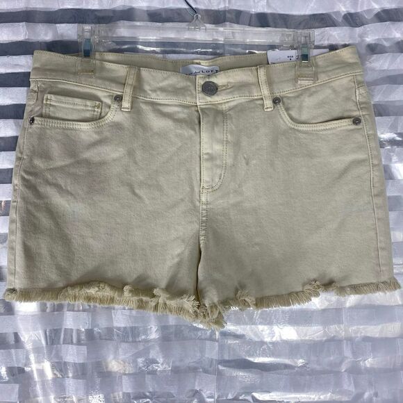 Loft Tan Distressed Shorts - Picture 2 of 5